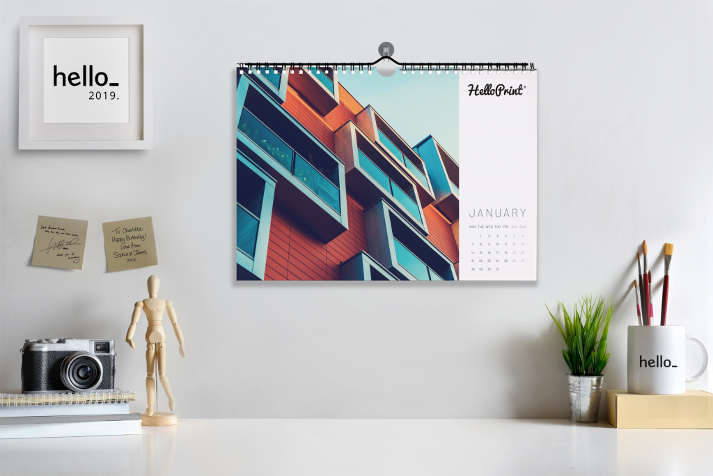 4 Beneficios de Imprimir Tus Calendarios de Pared en Helloprint