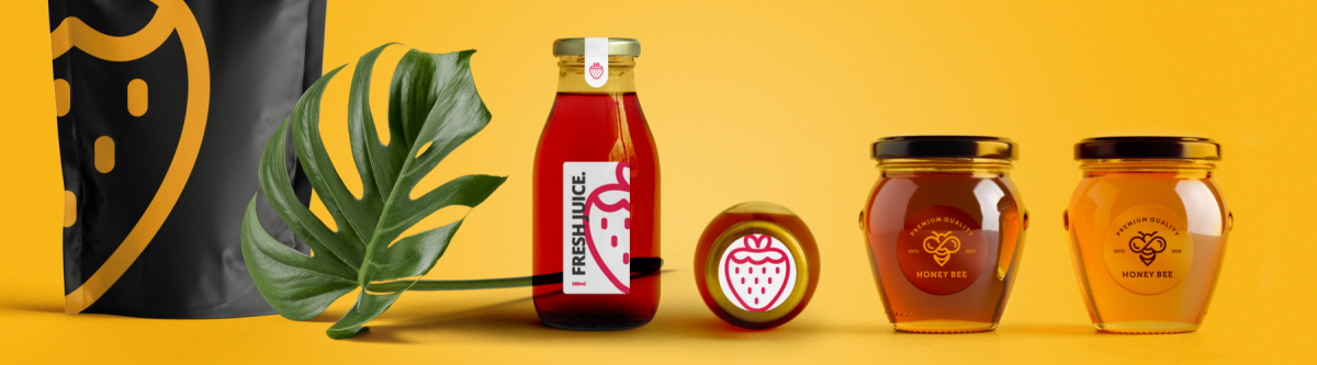 Packaging de comida muy económico con etiquetas impresas Packaging de comida muy económico con etiquetas impresas